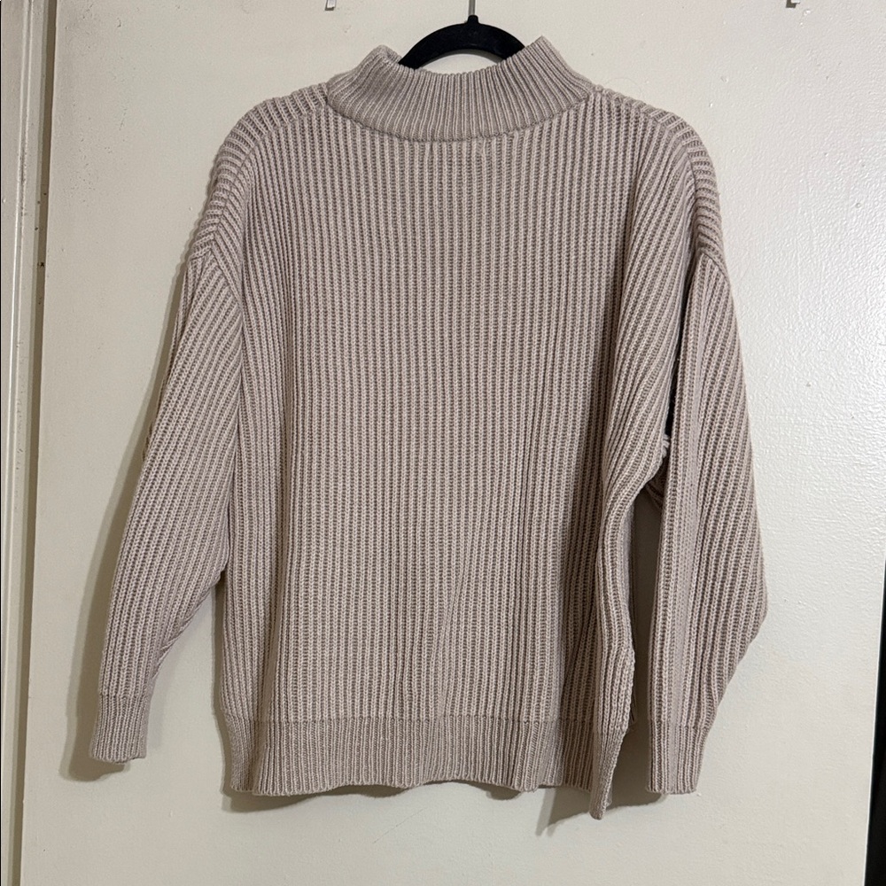 Topshop oversized ribbed sweater